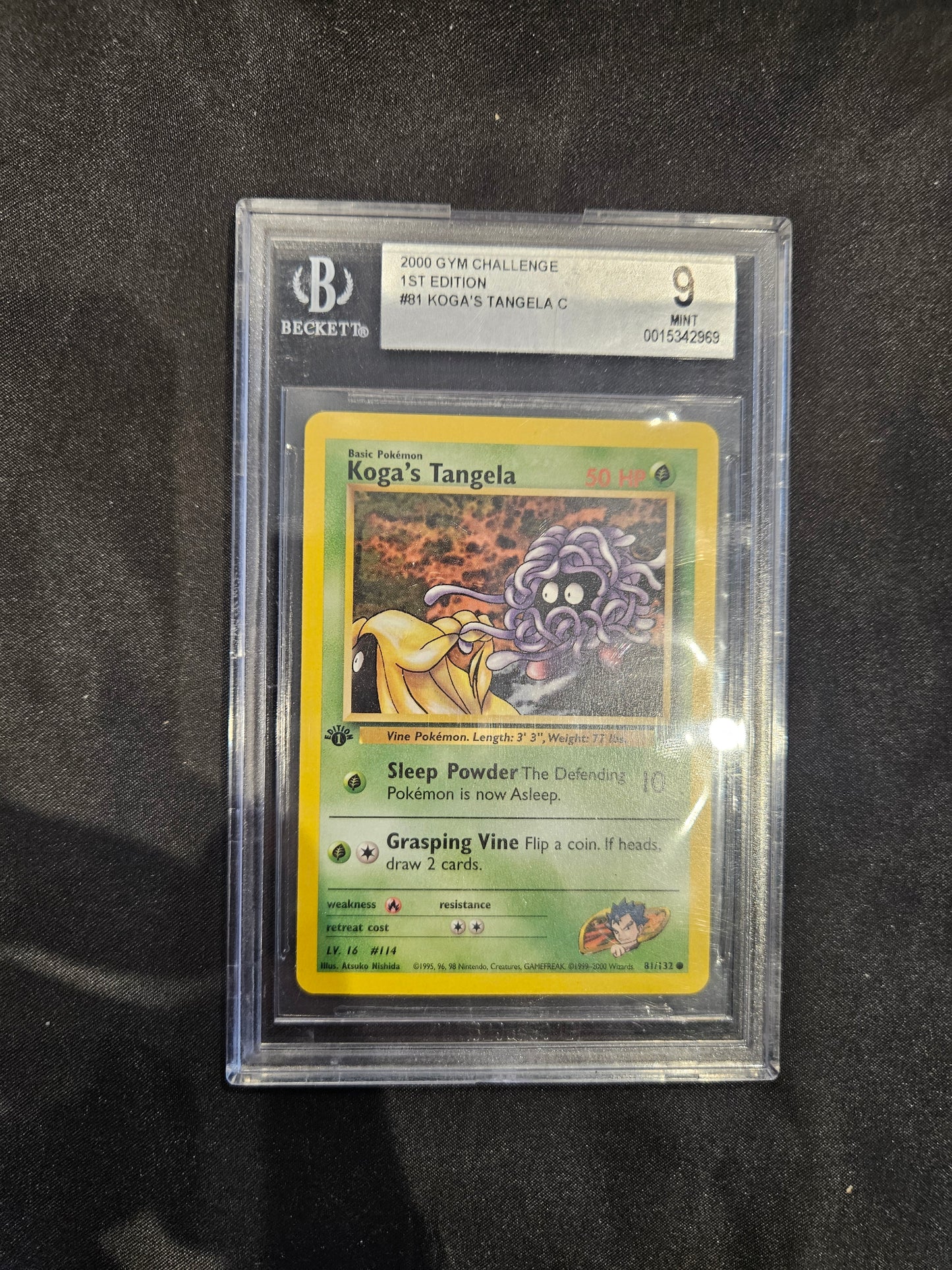 Kogas Tangela 1st edition BGS 9