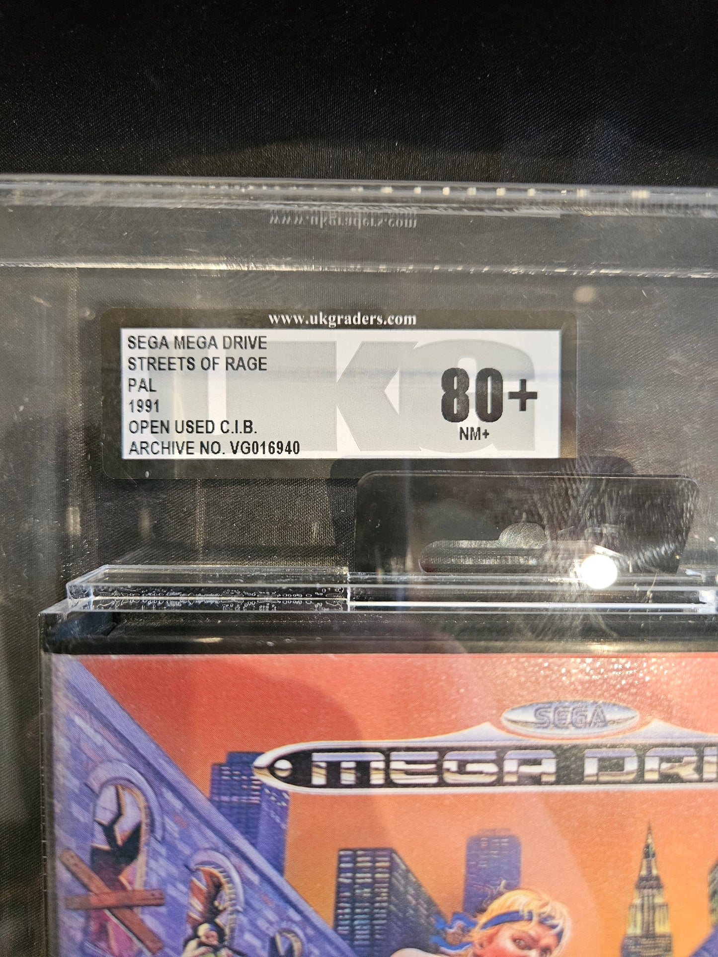 STREETS OF RAGE UKG 8 SEGA MEGA DRIVE PAL VERSION