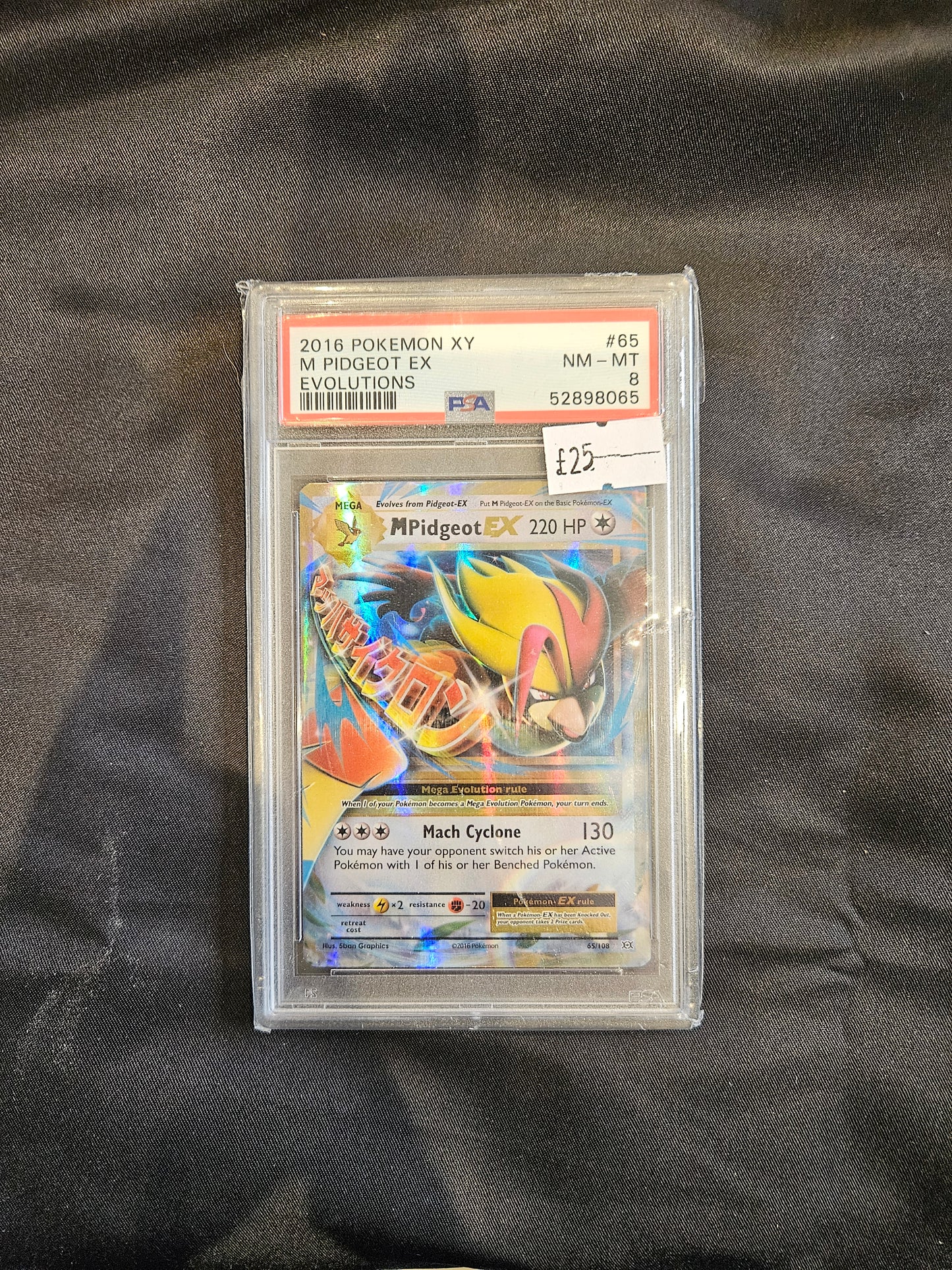 Mega Pidgeot XY 65/108 PSA 8