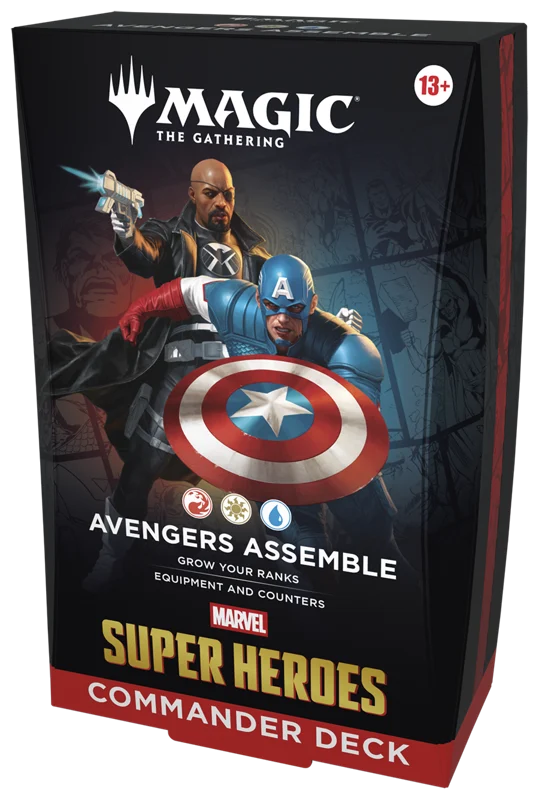 MAGIC THE GATHERING MARVEL SUPERHEROES AVENGERS ASSEMBLE COMMANDER DECK