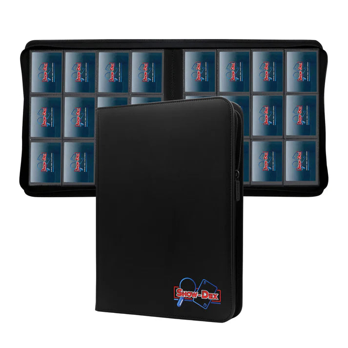 SHOW DEX PREMIUM 12-POCKET TRADING CARD BINDER