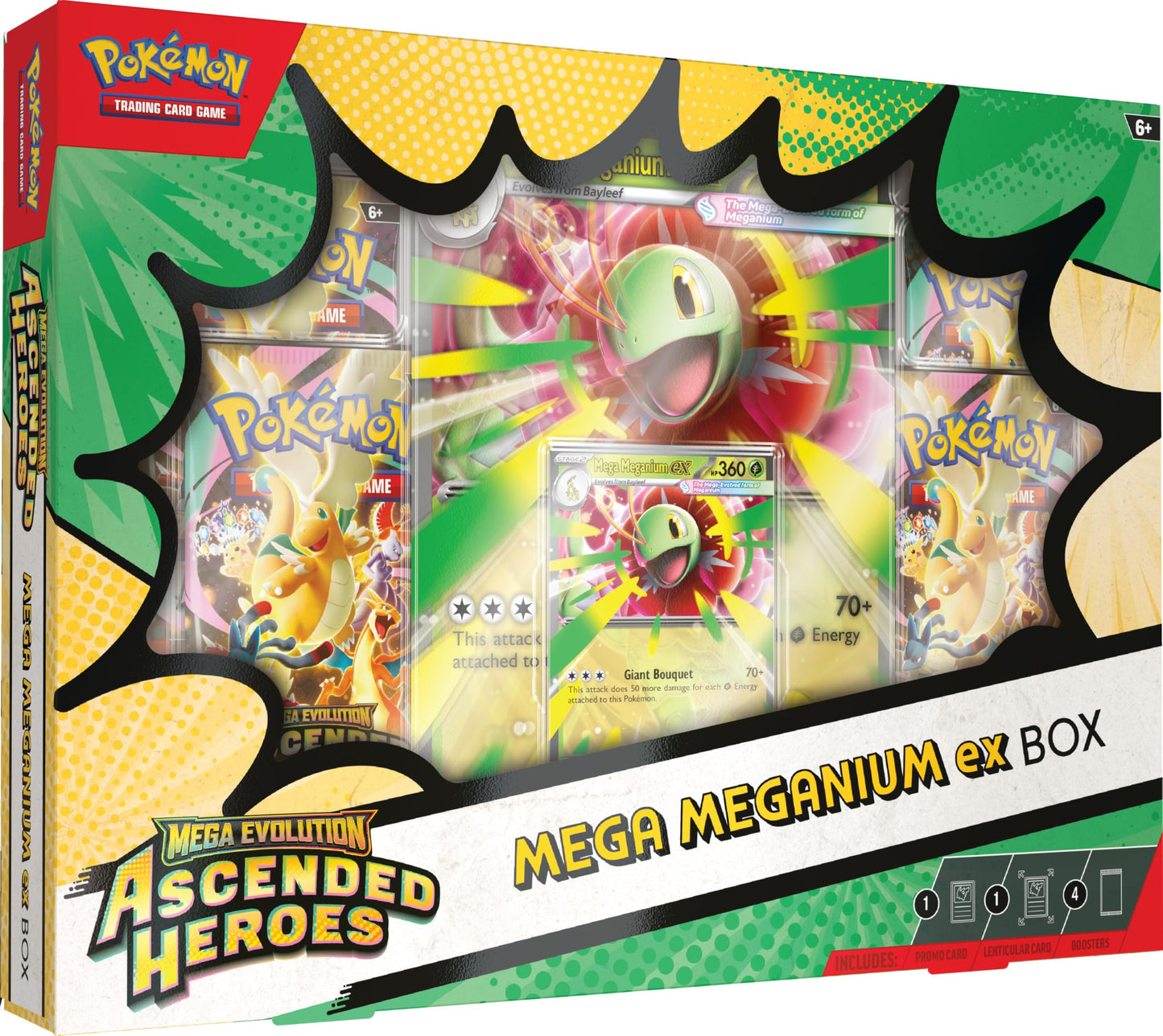POKEMON ASCENDED HEROES MEGA MEGANIUM EX BOX