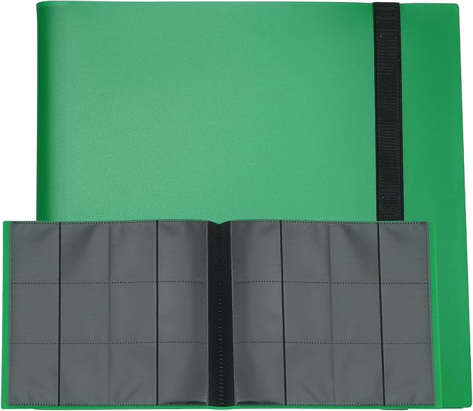 Green Card Binder 20 Sheets 480 Pockets