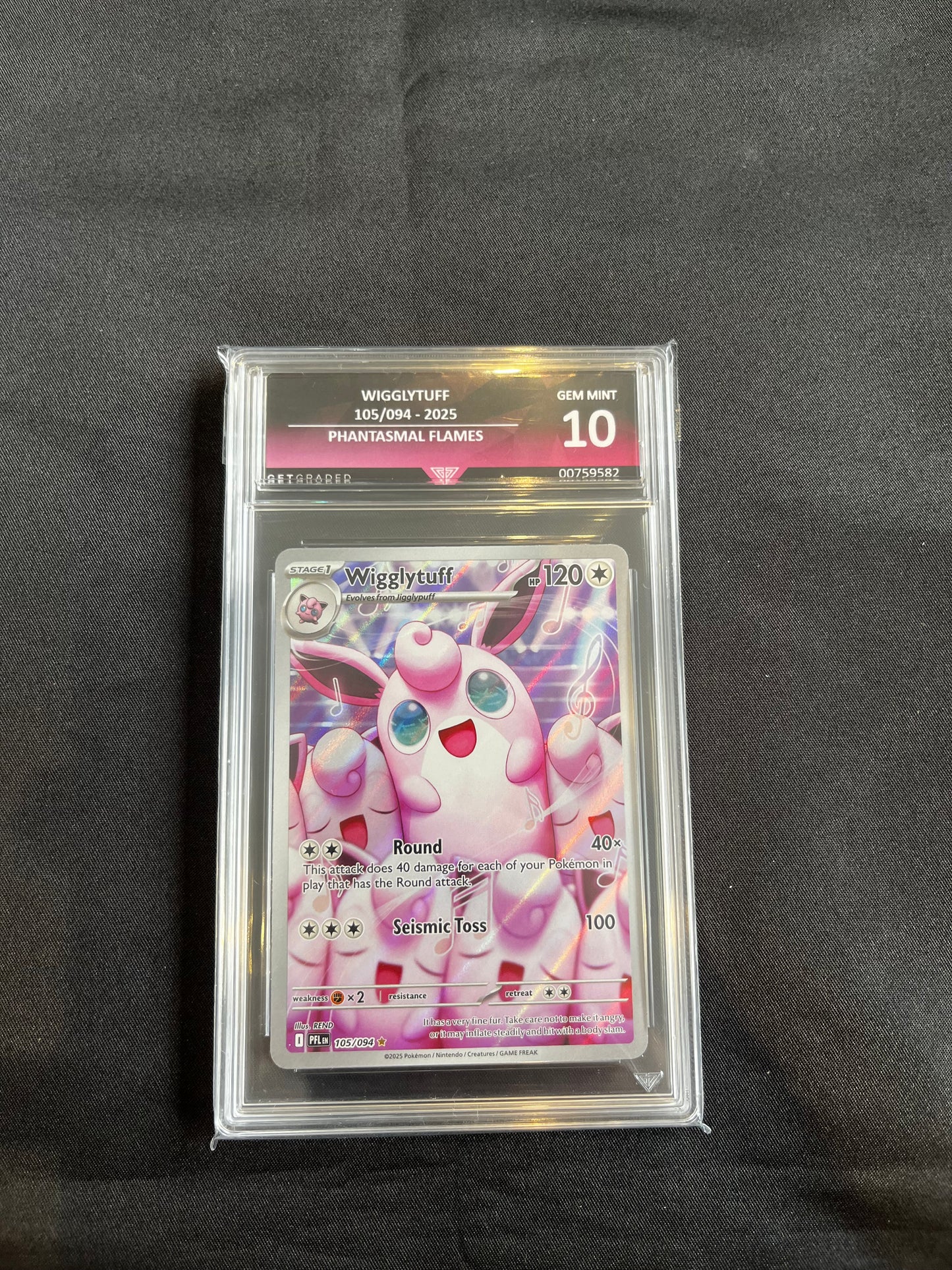Wigglytuff Phantasmal Flames 105/094 Get Graded 10