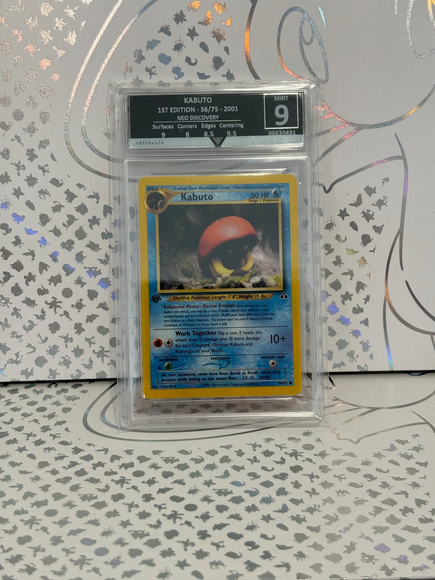 KABUTO 1ST EDITION 56/75 2001 NEO DISCOVERY Get Graded 9 Mint