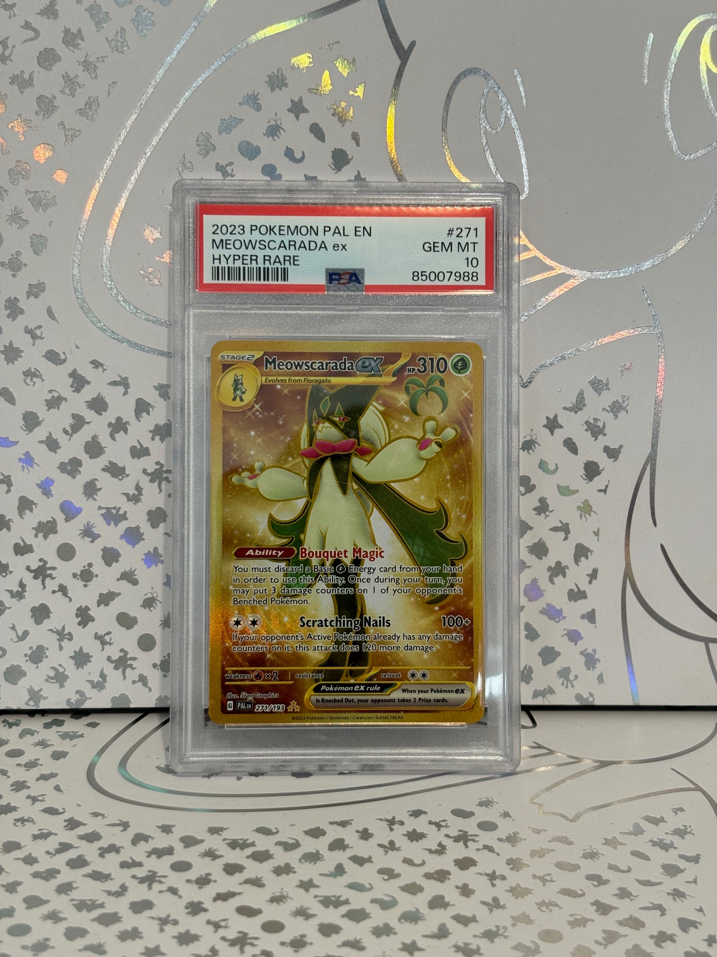 MEOWSCARADA EX 271/193 Hyper Rare Paldea Evolved PSA 10 Gem MEOWSCARADA EX 271/193 Hyper Rare Paldea Evolved PSA 10 Gem