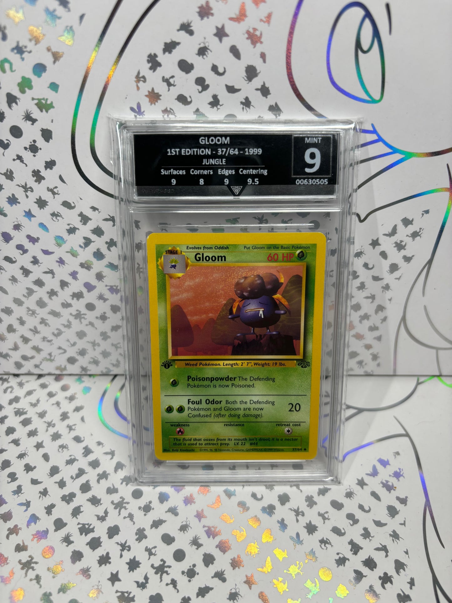 GLOOM 1ST EDITION 37/64 1999 JUNGLE Get Graded 9 Mint
