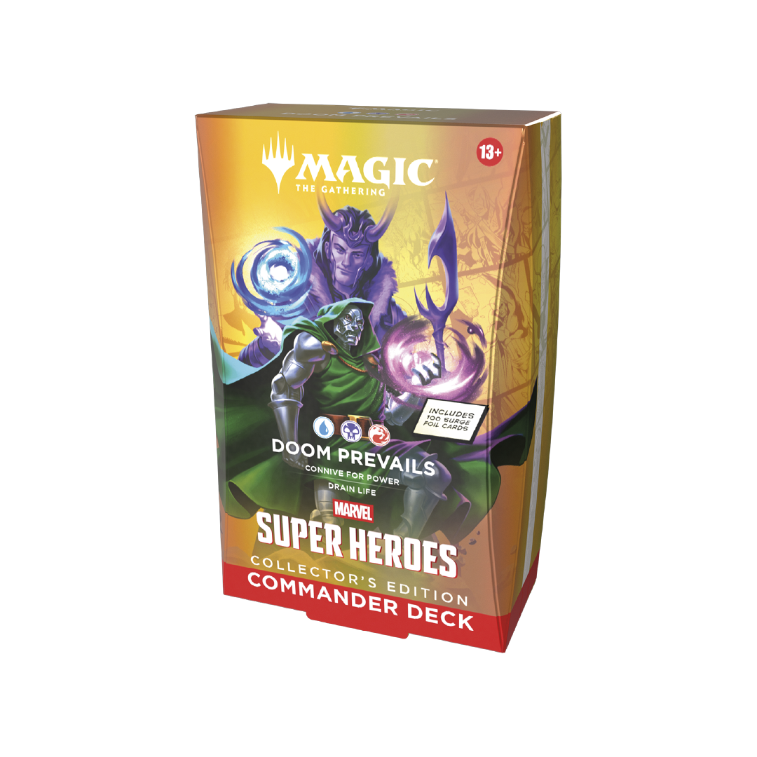 MAGIC THE GATHERING MARVEL SUPERHEROES DOOM PREVAILS COLLECTORS EDITION COMMANDER DECK