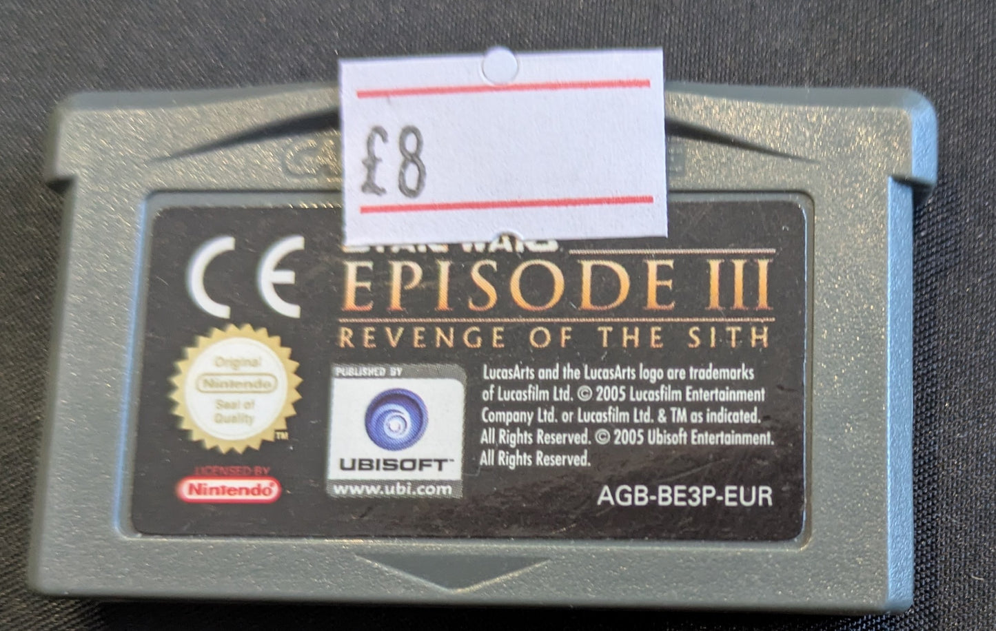 GAMEBOY ADVANCE GAME - STAR WARS EPISODE III, REVENGE OF THE SITH