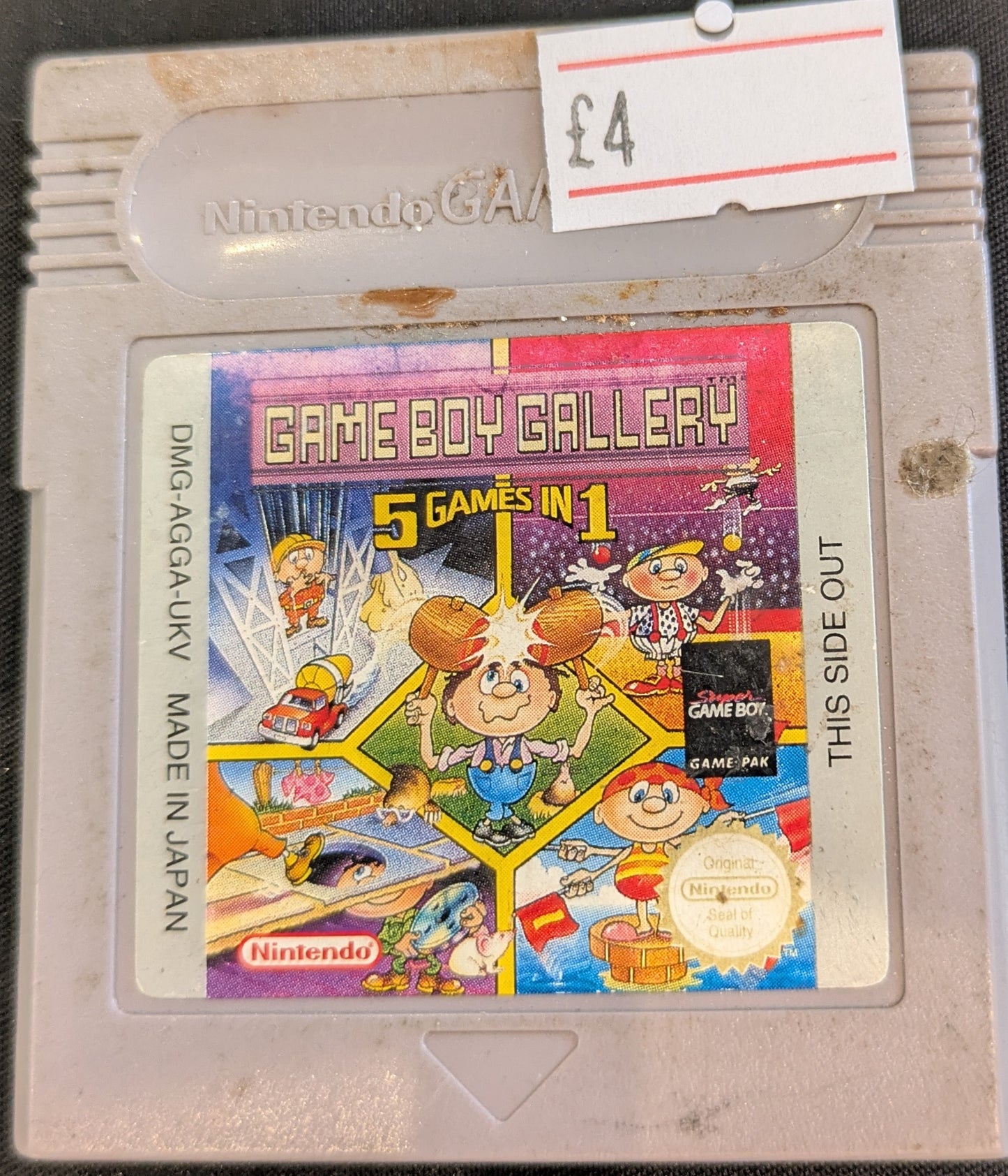 GAMEBOY GAME - GAME BOY GALLERY, 5 GAMES IN 1
