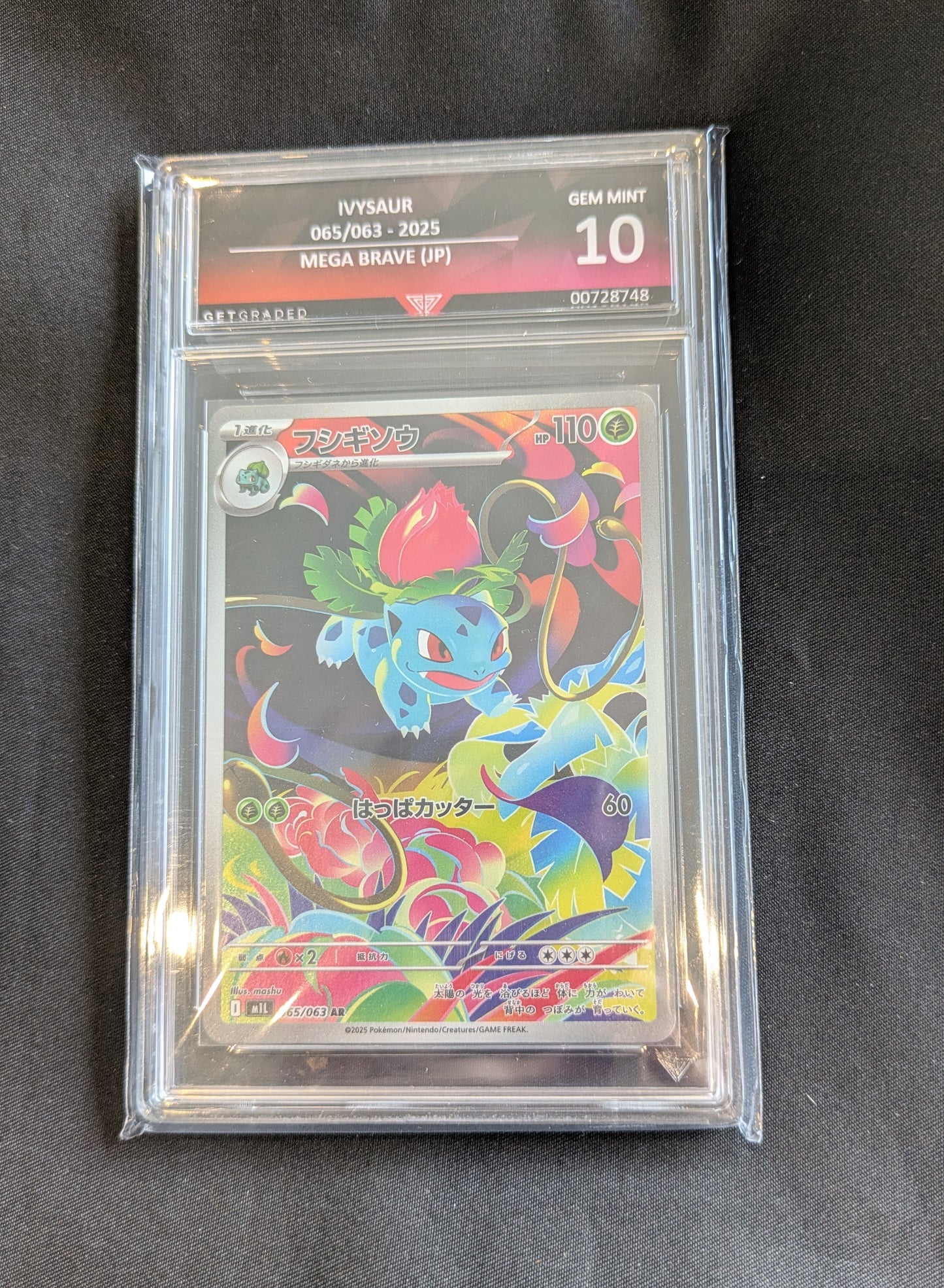 IVYSAUR 065/063 GET GRADED 10