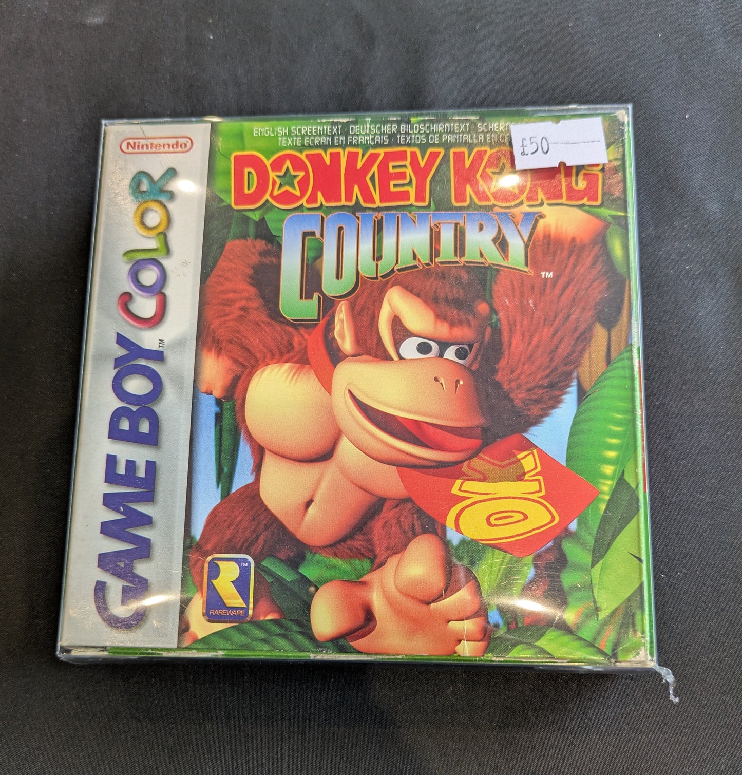 GAME BOY COLOR GAME DONKEY KONG COUNTRY BOX