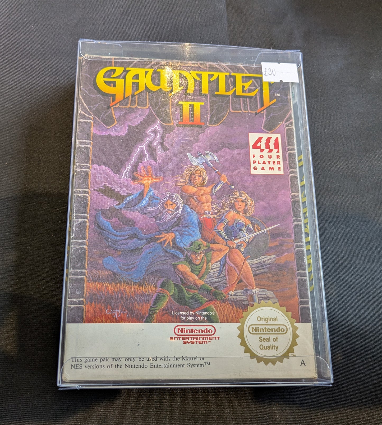 NINTENDO ENTERTAINMENT SYSTEM GAME GAUNTLET II BOXED