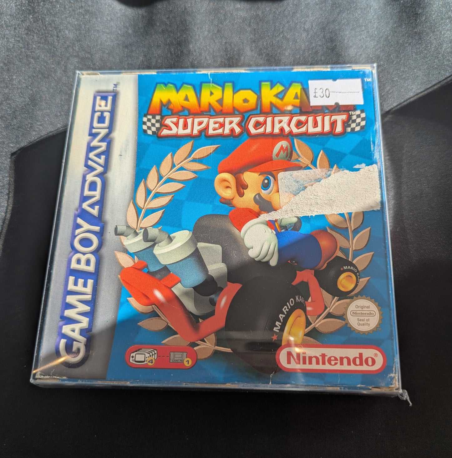 GAME BOY ADVANCE GAME MARIO KART SUPER CIRCUIT BOXED