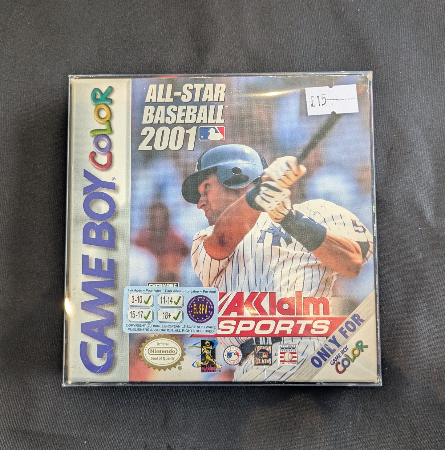 GAME BOY COLOR GAME ALL STAR BASEBALL 2001 BOXED