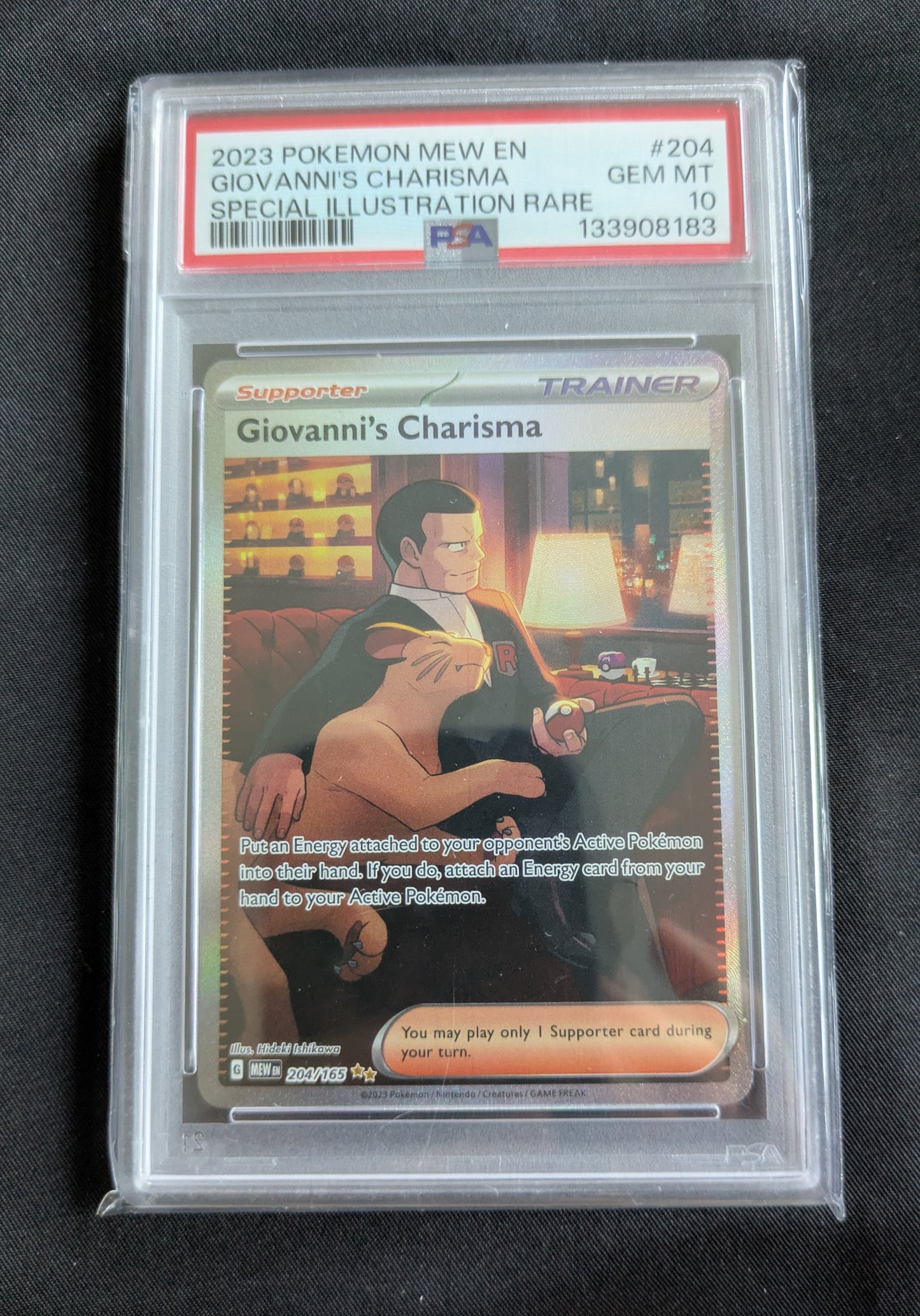 POKEMON 204/165 PSA 10