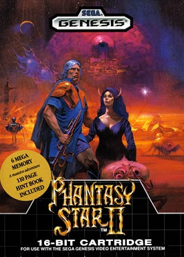 SEGA MEGA DRIVE GAME PHANTASY STAR 2