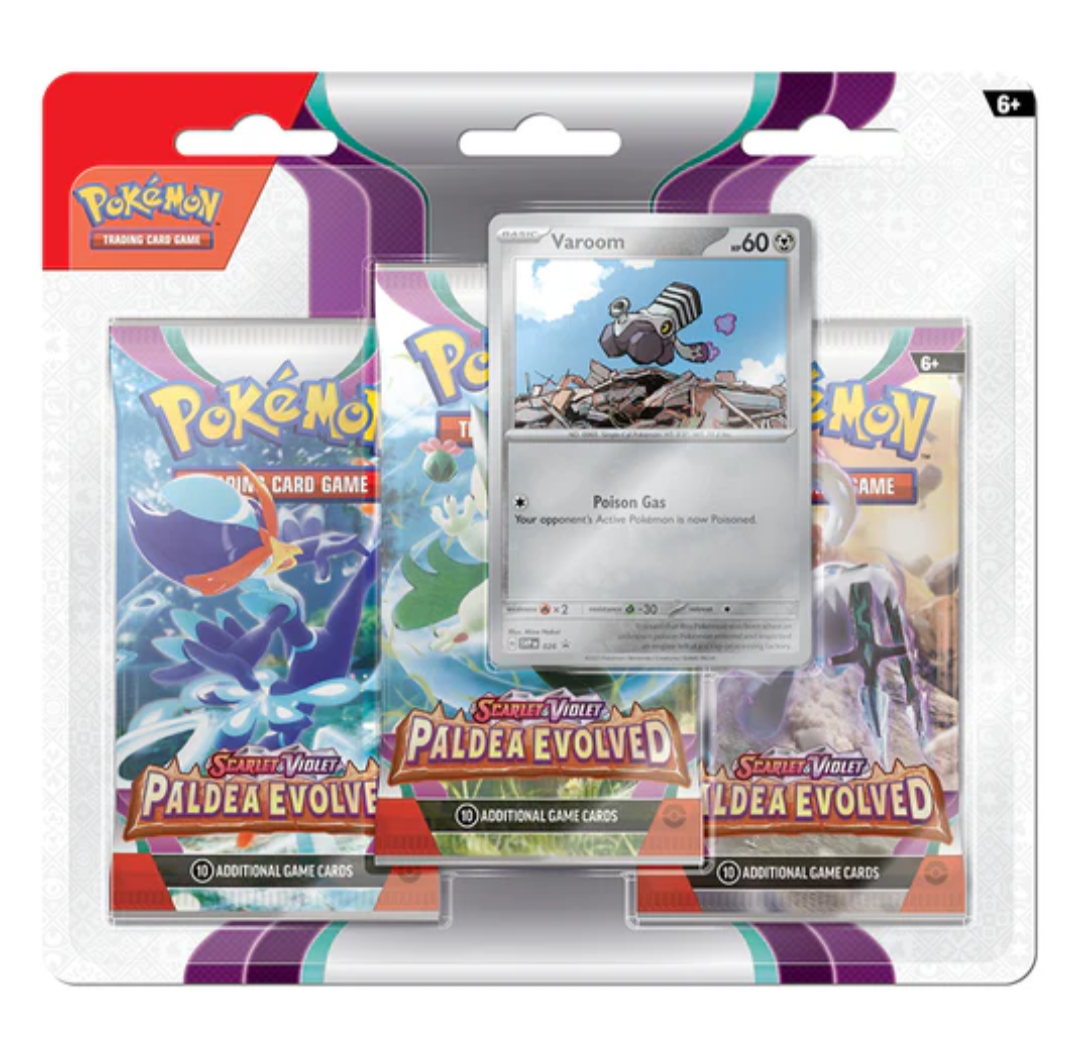 POKEMON PALDEA EVOLVED TRIPLE BLISTER PACK