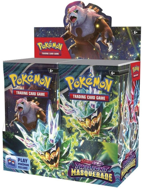 Pokémon Scarlet and Violet Twilight Masquerade Booster Box 36 Packs