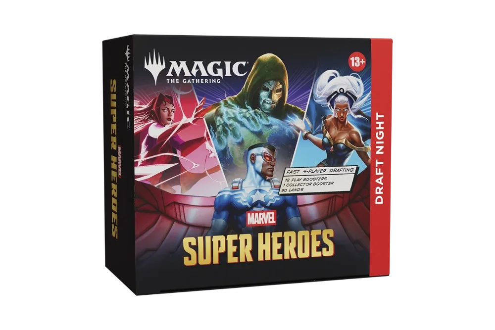 MAGIC THE GATHERING MARVEL SUPERHEROES DRAFT NIGHT BOX