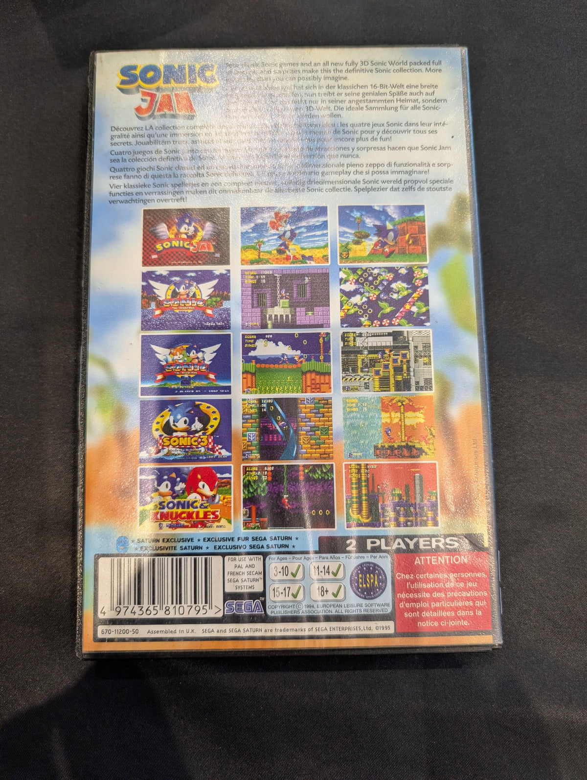 SONIC JAM SEGA SATURN