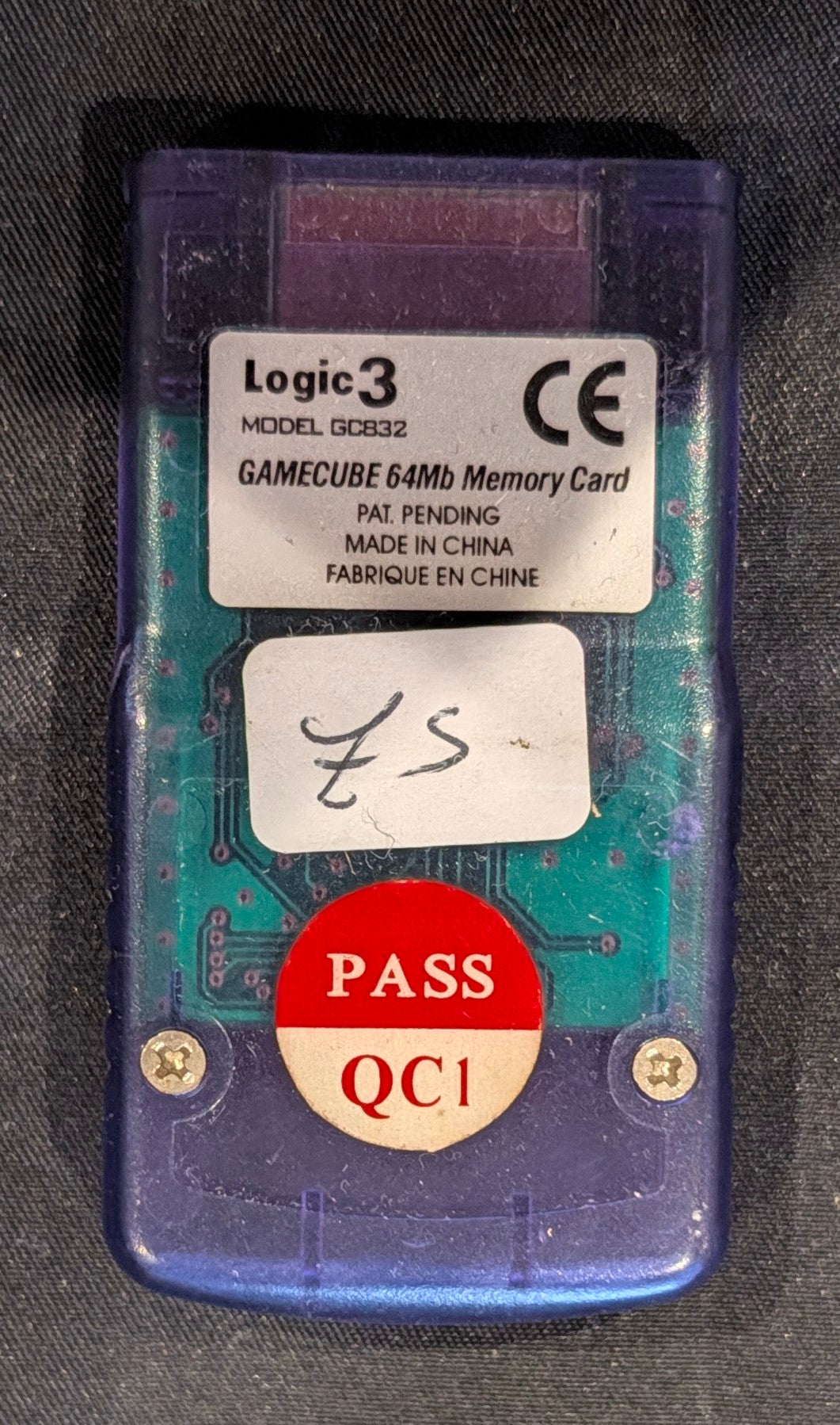 LOGIC 3 MEMORY CARD
