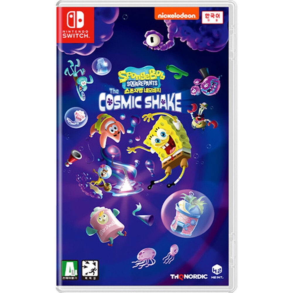 NINTENDO SWITCH GAME SPONGEBOB SQUAREPANTS THE COSMIC SHAKE SEALED