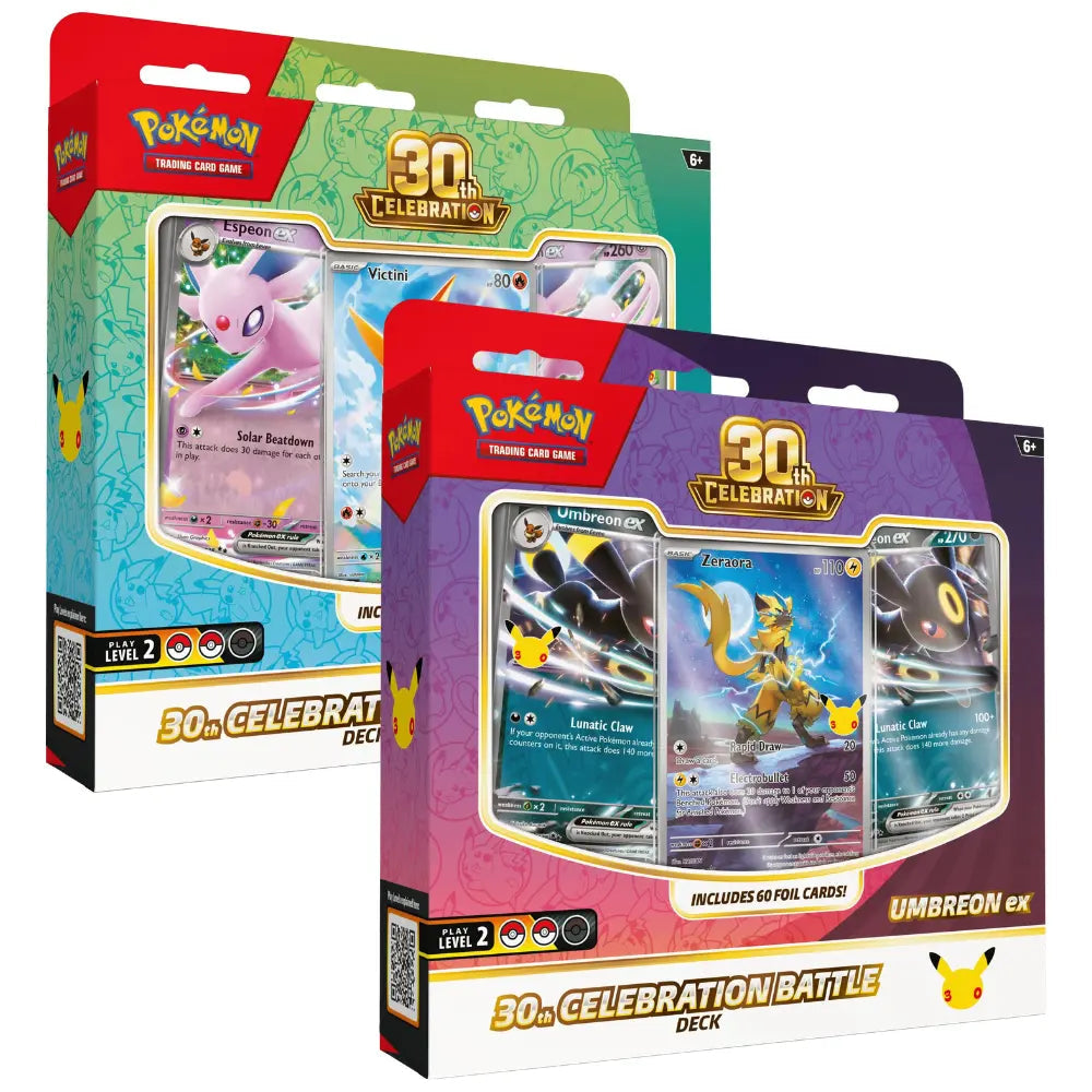 POKEMON 30TH ANNIVERSARY BATTLE DECK BOX