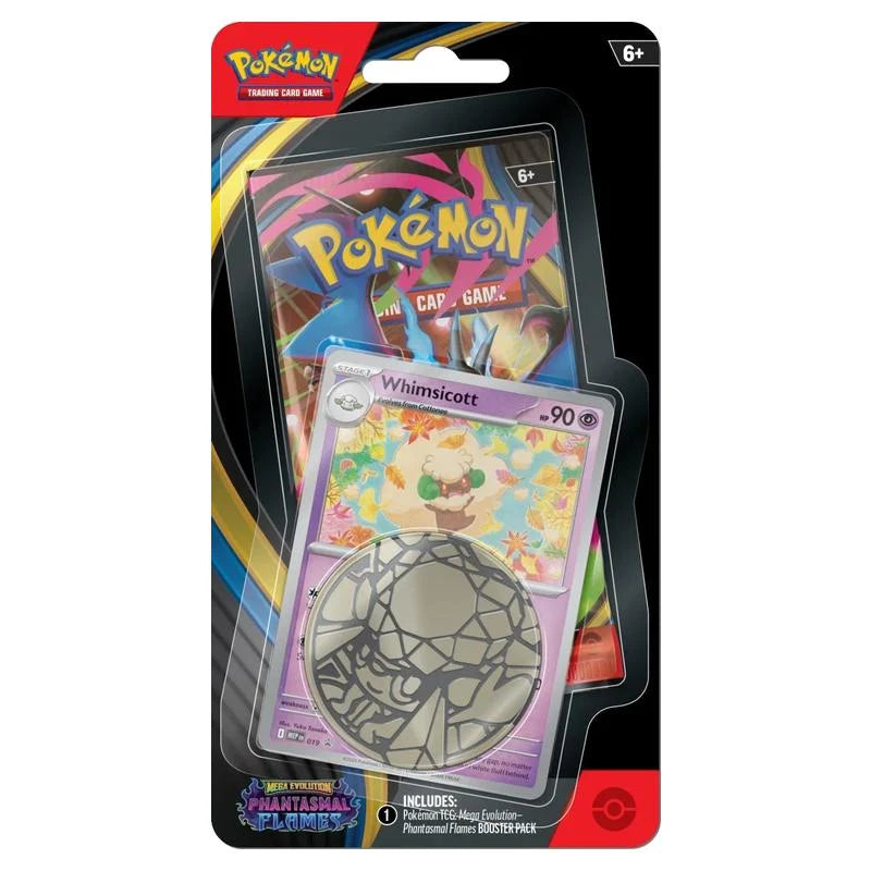 POKEMON MEGA EVOLUTION PHANTASMAL FLAMES SINGLE BLISTER PACK (Whimsicott)