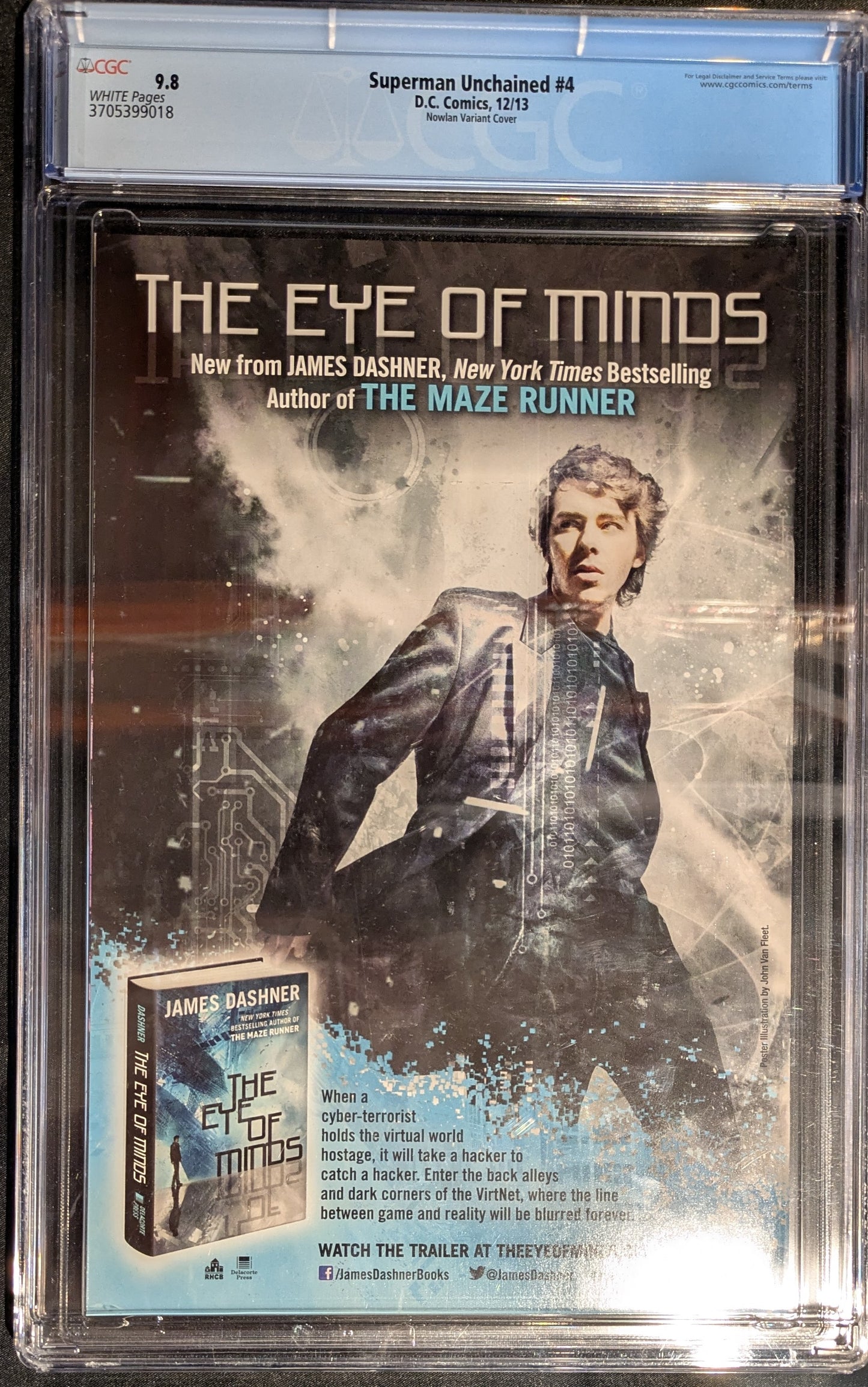 SUPERMAN UNCHAINED #4 - CGC UNIVERSAL GRADE 9.8