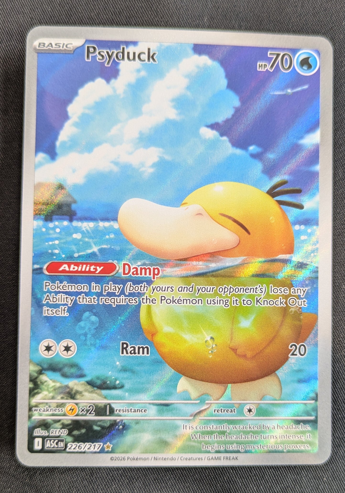 POKEMON 226/217 PSYDUCK SINGLE