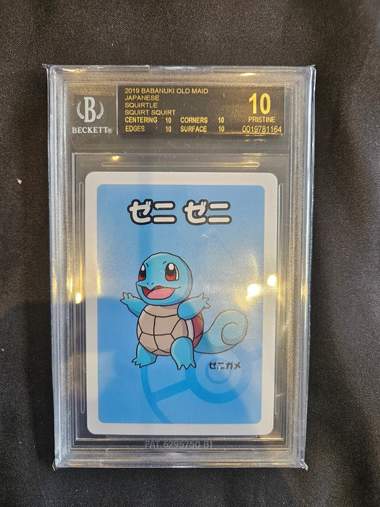 OLD MAID SQUIRTLE BLACK LABEL BGS 10
