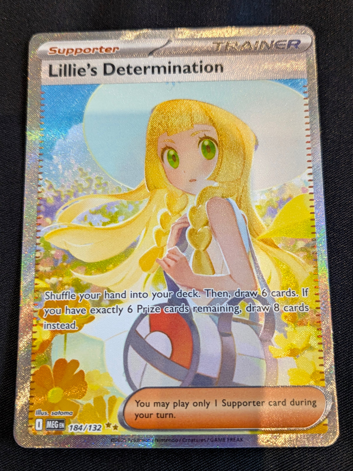 POKEMON SINGLES 184/132 LILLIES DETERMINATION ENGLISH