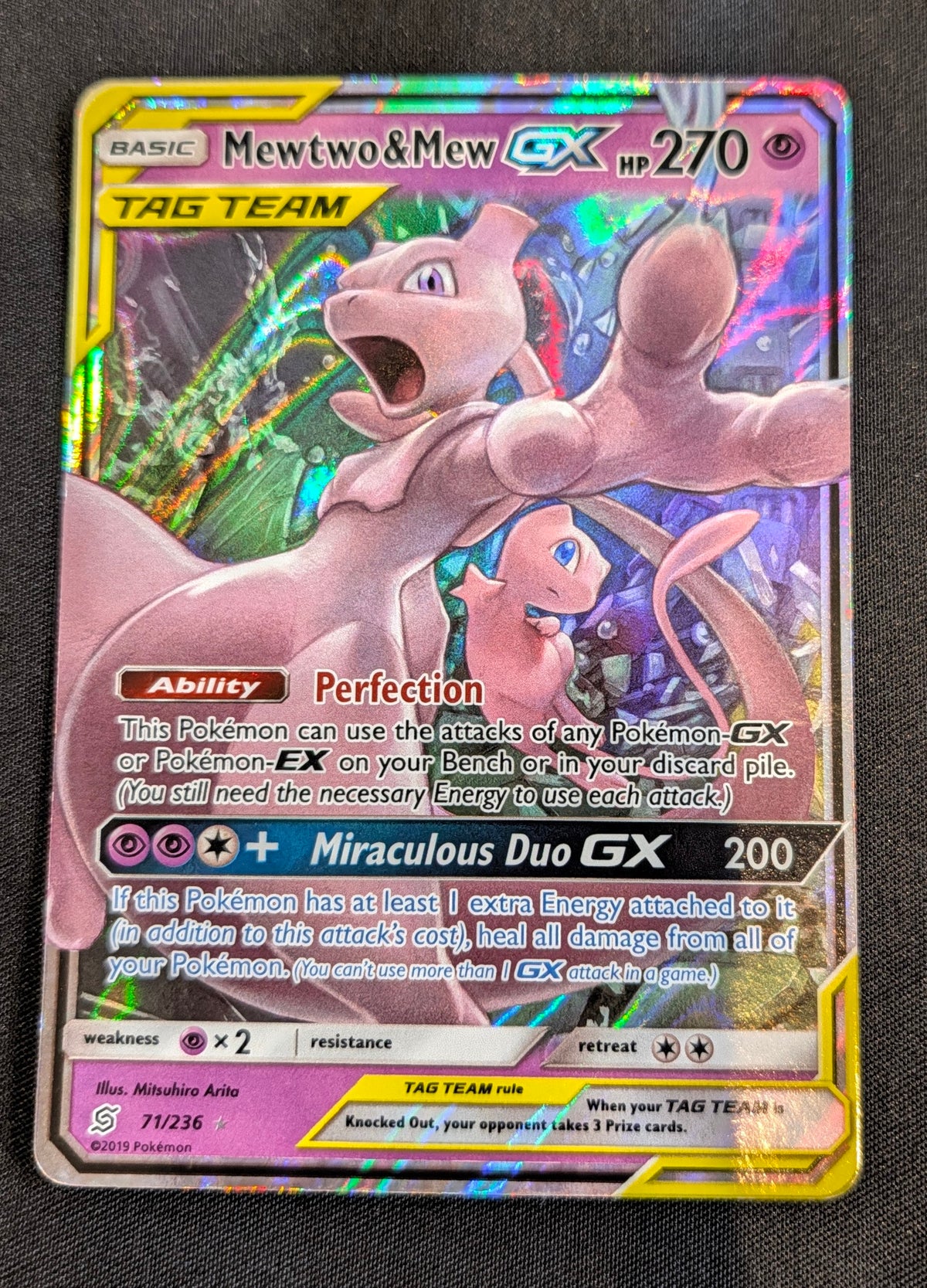 POKEMON SINGLES 71/236 MEWTWO&MEW ENGLISH
