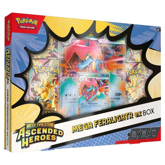 POKEMON ASCENDED HEROES MEGA FERALIGATR EX BOX