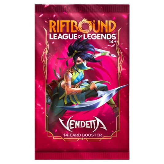 RIFTBOUND LEAGUE OF LEGENDS VENDETTA BOOSTER PACK