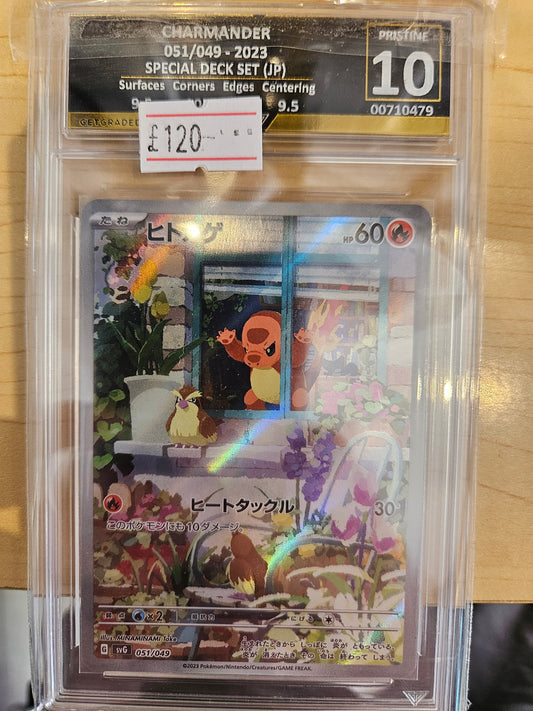 CHARMANDER 051/049 SPECIAL DECK SET (JPN) GET GRADED 10 PRISTINE
