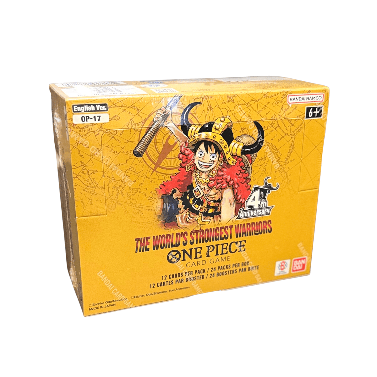 ONE PIECE OP-17 THE WORLDS STRONGEST WARRIORS BOOSTER BOX ENGLISH