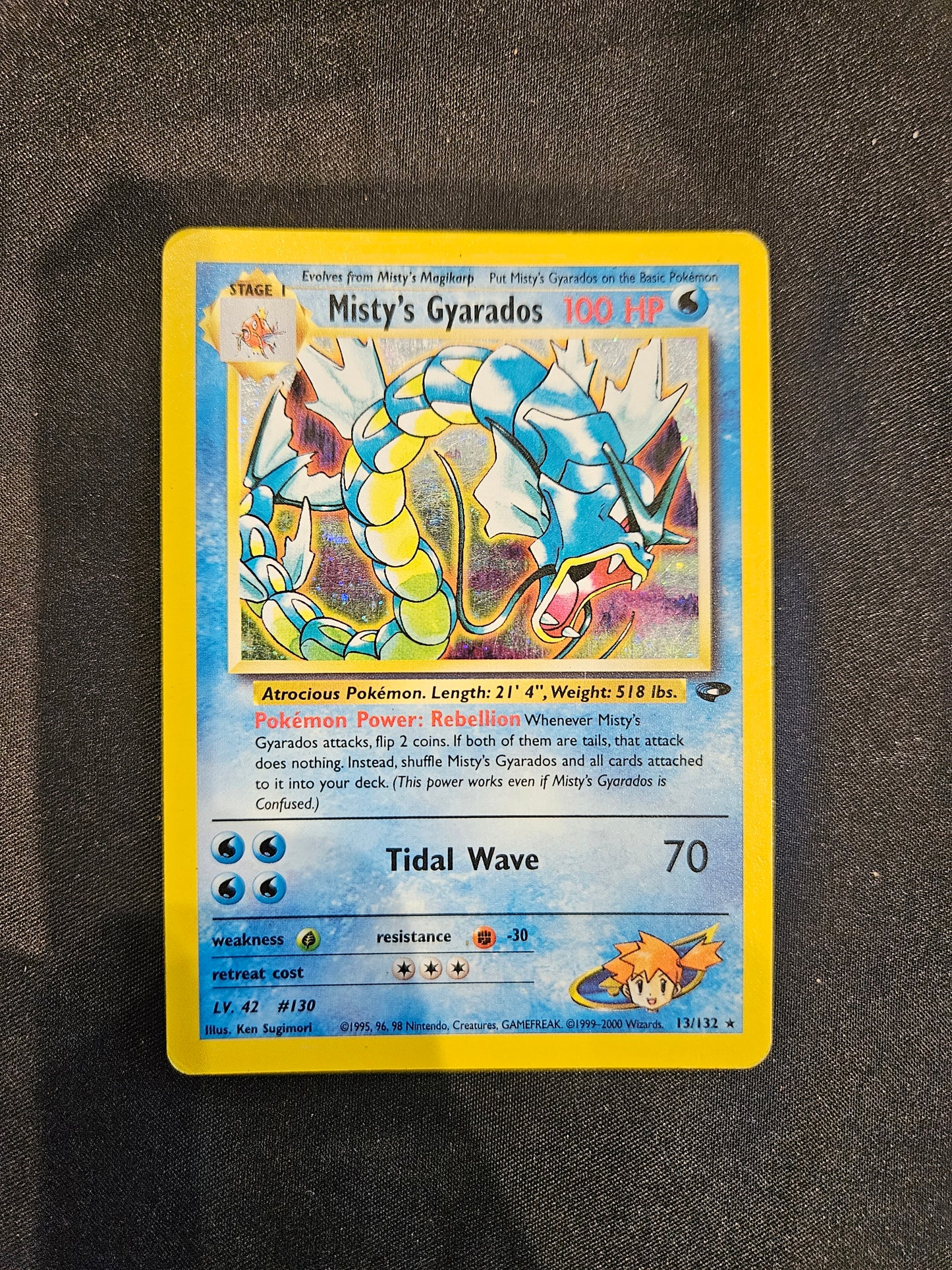 Misty's Gyarados Holo 13/132