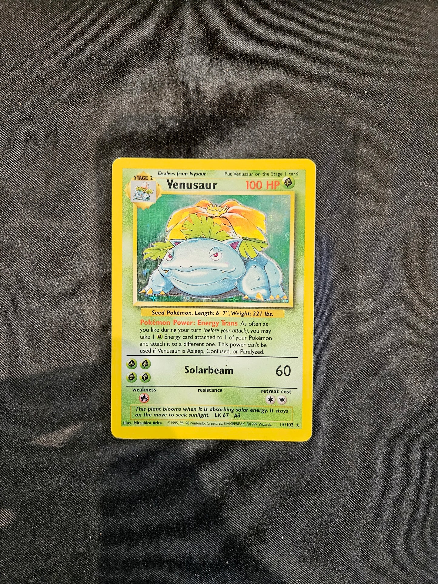 Base Set Venusaur Holo 15/102