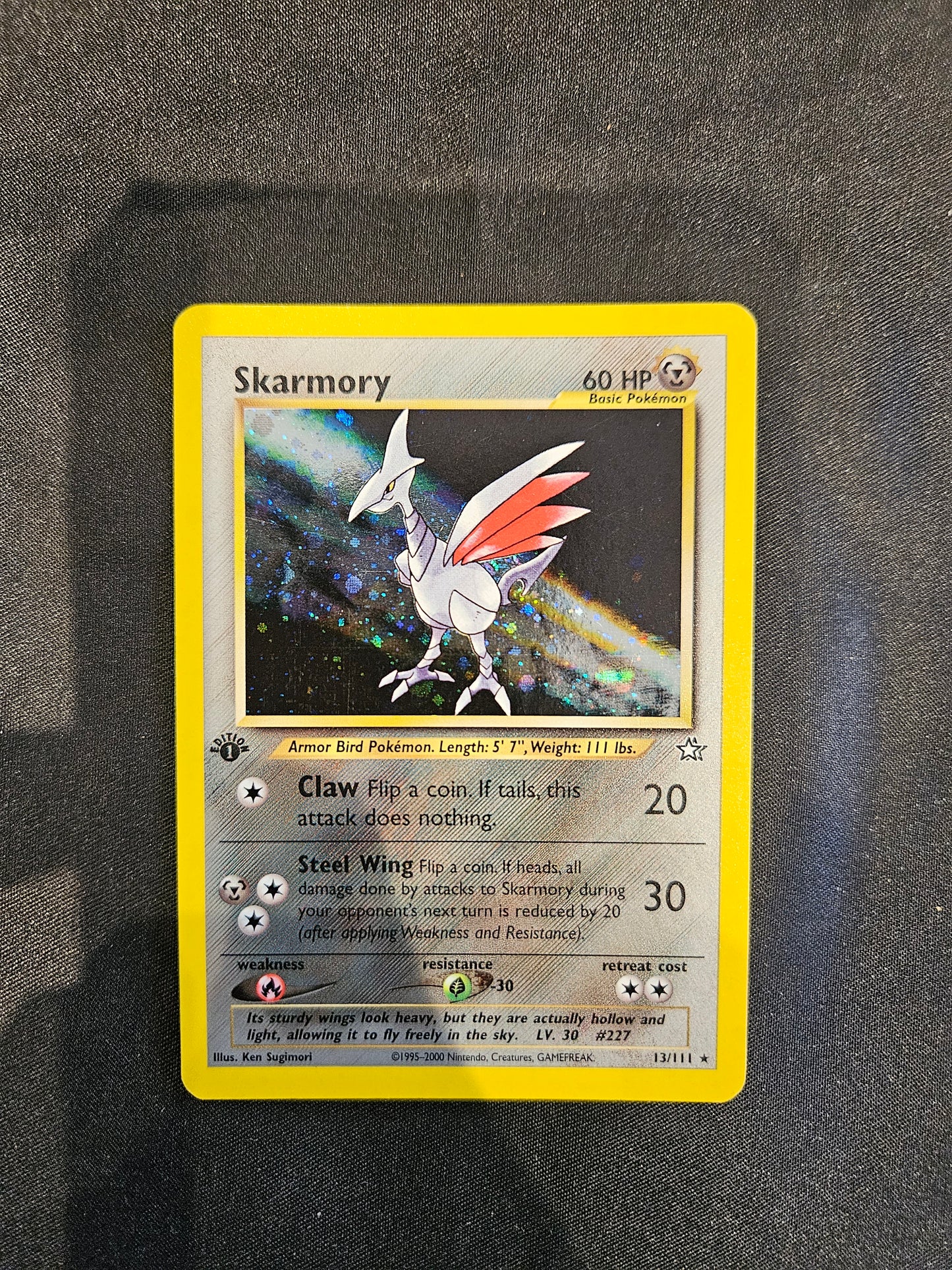 Skarmory 1st Edition Holo 13/111