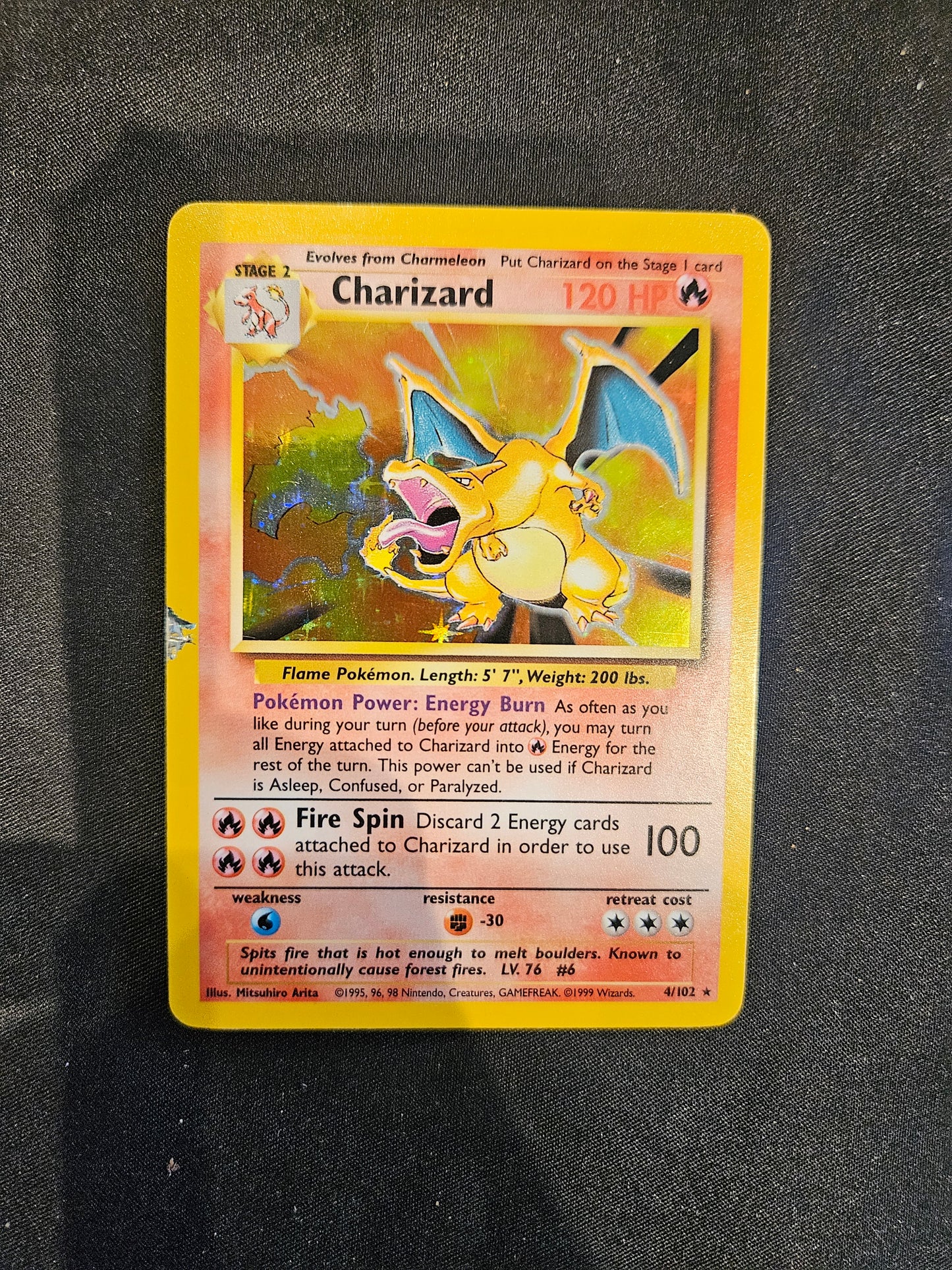 Charizard Base Set Holo 4/102