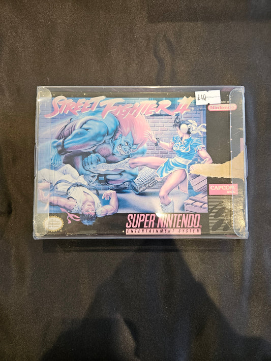 SNES BOXED STREET FIGHTER 2 GAME