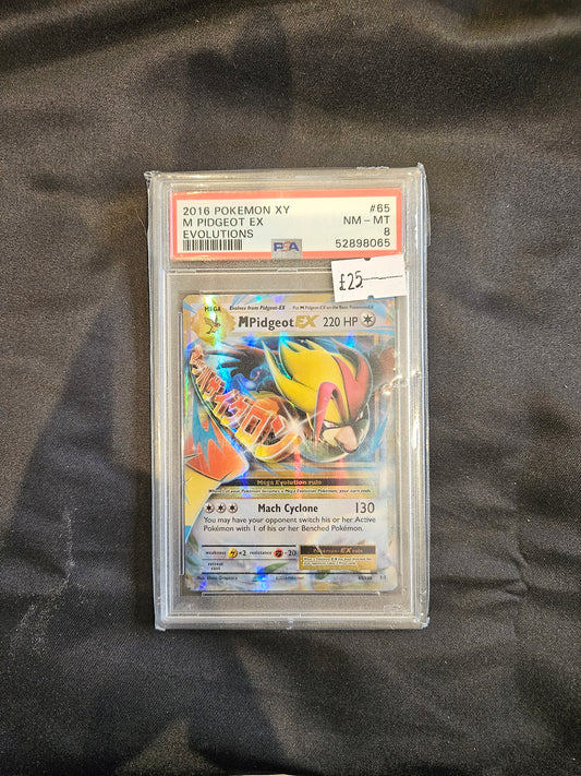 Mega Pidgeot XY 65/108 PSA 8