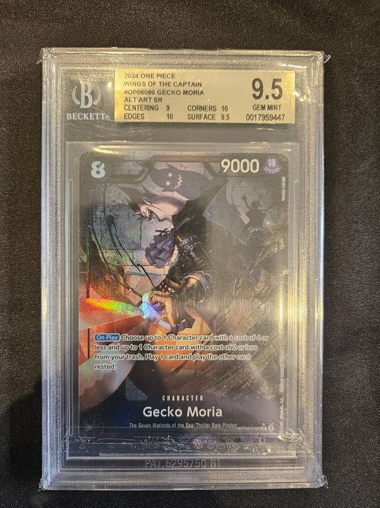 OP06-086 ONE PIECE WINGS OF THE CAPTAIN BECKETT GRADE 9.5