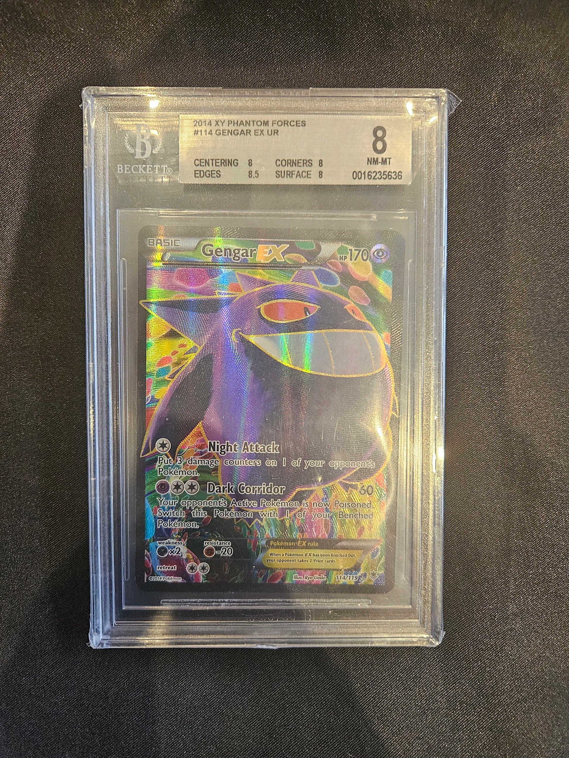 bgs pokemon card prices 114/119 GENGAR EX