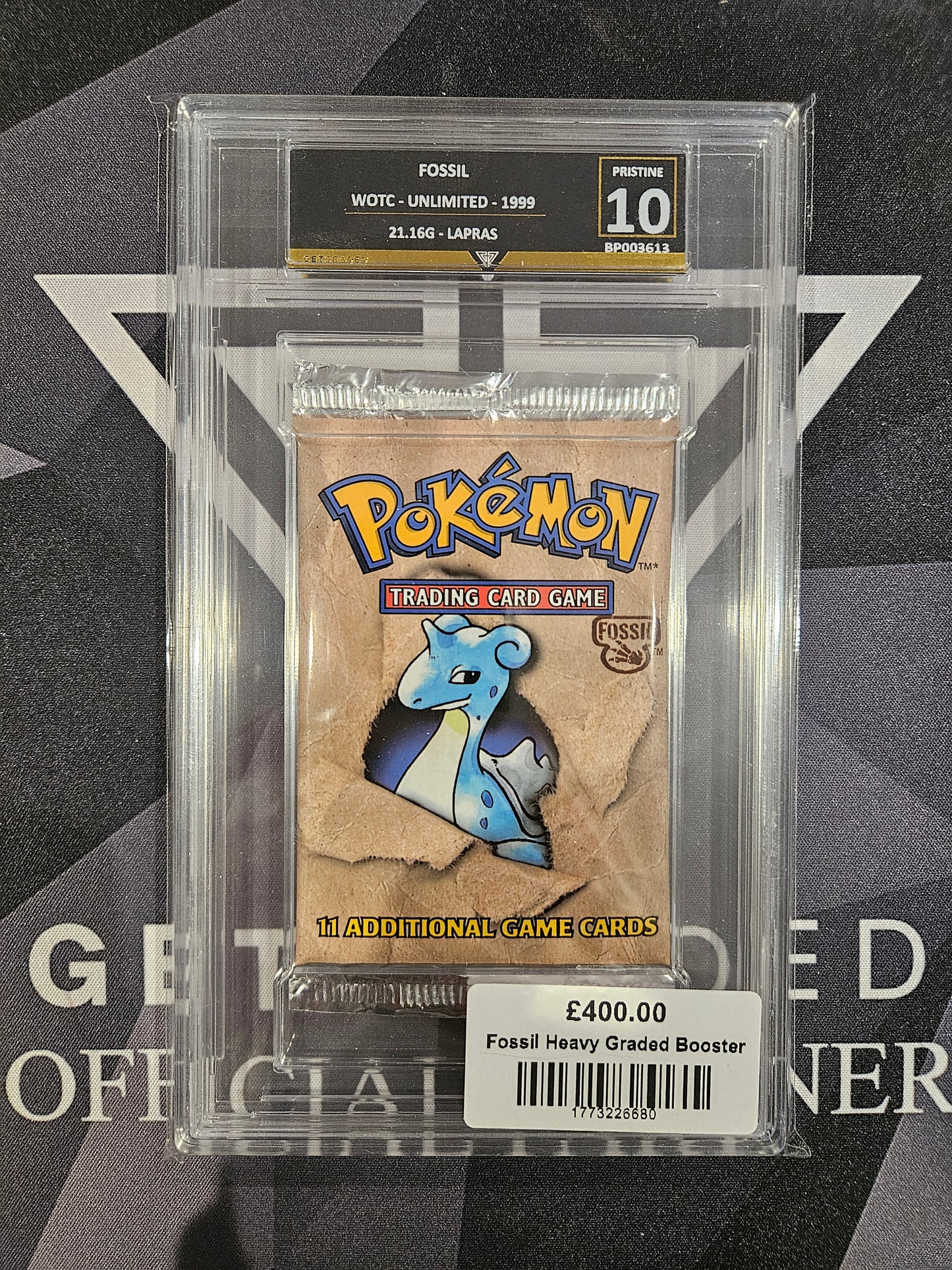 VINTAGE HEAVY FOSSIL PACK GET GRADED 10
