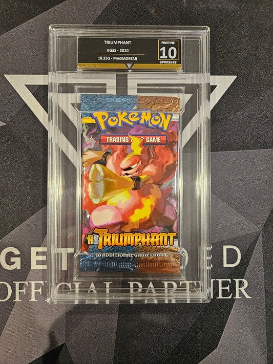 graded pokemon booster packs 5X Pokmon MysteryPokeSlabs Buy US Inventory of Professional Unsealed Empty Trading Card Slabs for grading companies and custom slabbing companies Graded booster box - Grading