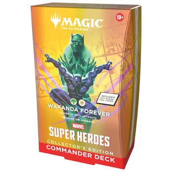 MAGIC THE GATHERING MARVEL SUPERHEROES WAKANDA FOREVER COLLECTORS EDITION COMMANDER DECK