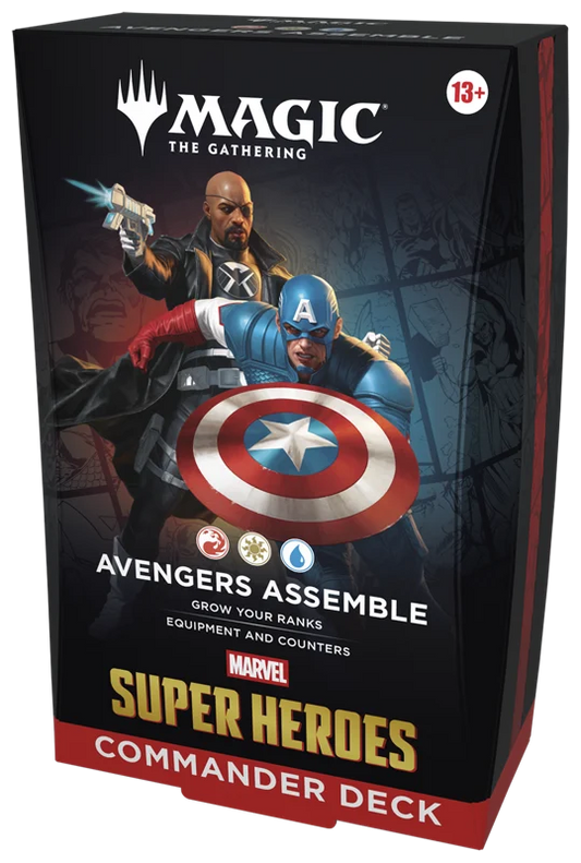 MAGIC THE GATHERING MARVEL SUPERHEROES AVENGERS ASSEMBLE COMMANDER DECK